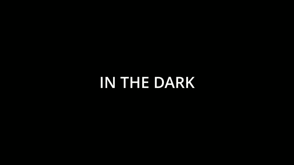 Title card: IN THE DARK